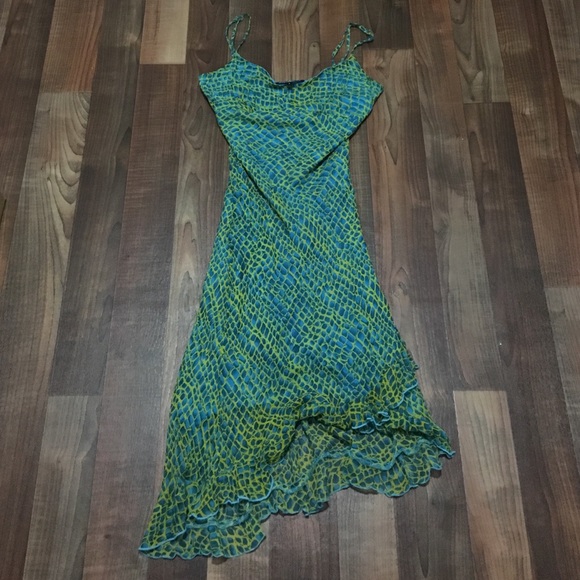 Betsy Johnson Mermaid ruffle dress