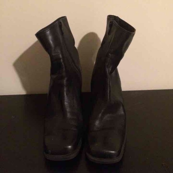 Black Leather Boots