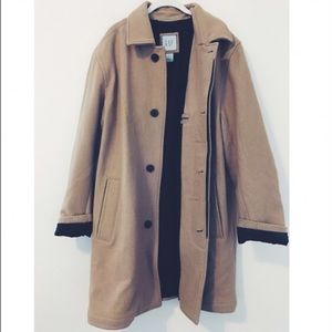 Gap Camel/Tan Long Wool Coat