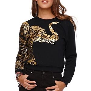 Gold Elephant Sweater 🐘