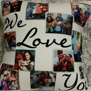 Custom printed throw pillows