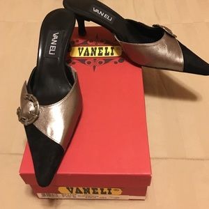 Vaneli black and pewter shoes