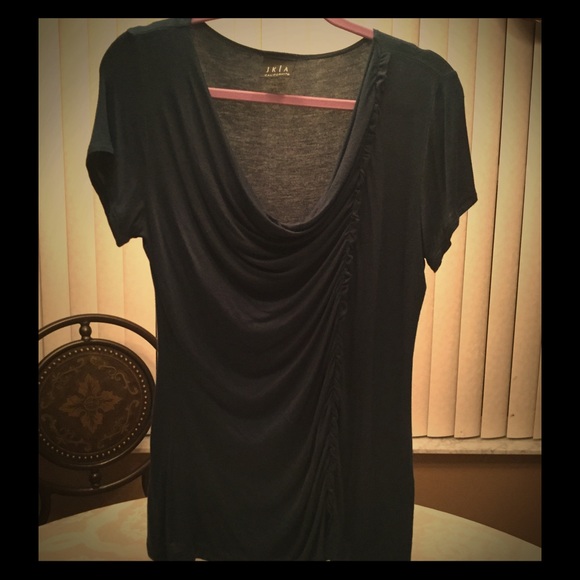 Dark Blue Dressy Casual Top