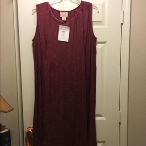 NWT Long Maroon Colored Dress