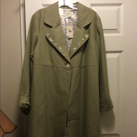 NWT J Jill Trench Coat