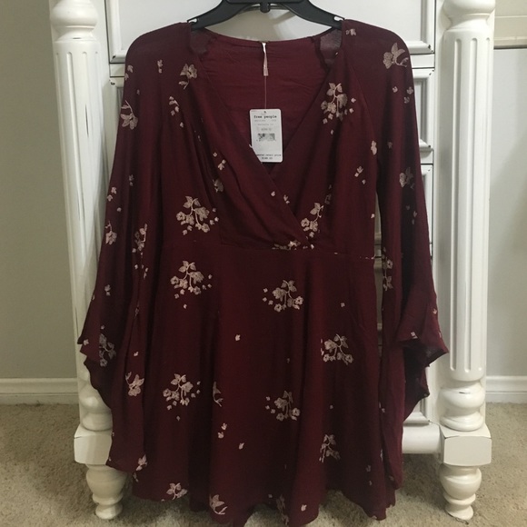 New with tags long sleeve free people dress