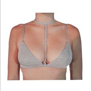 Heather grey bralette
