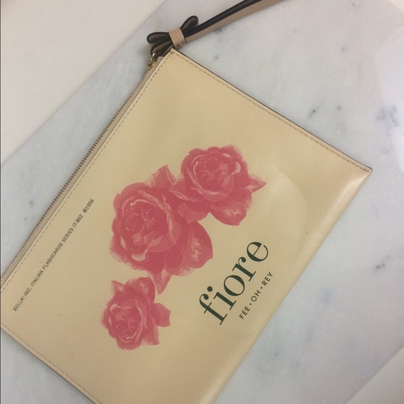 NWOT Kate Spade Floral Clutch / Pouch