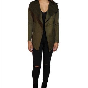 SUEDE OLIVE green jacket