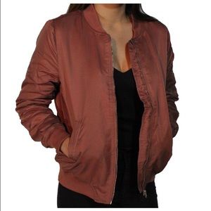 Dusty pink bomber jacket all sizes