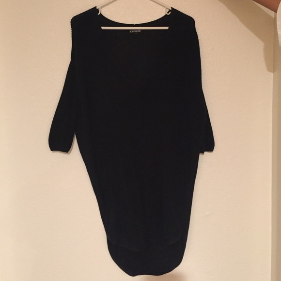 Oversized black sweater