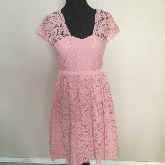 Pink Lace dress