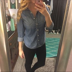 Chambray button down