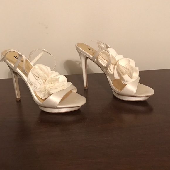 Ivory prom/wedding/evening heels