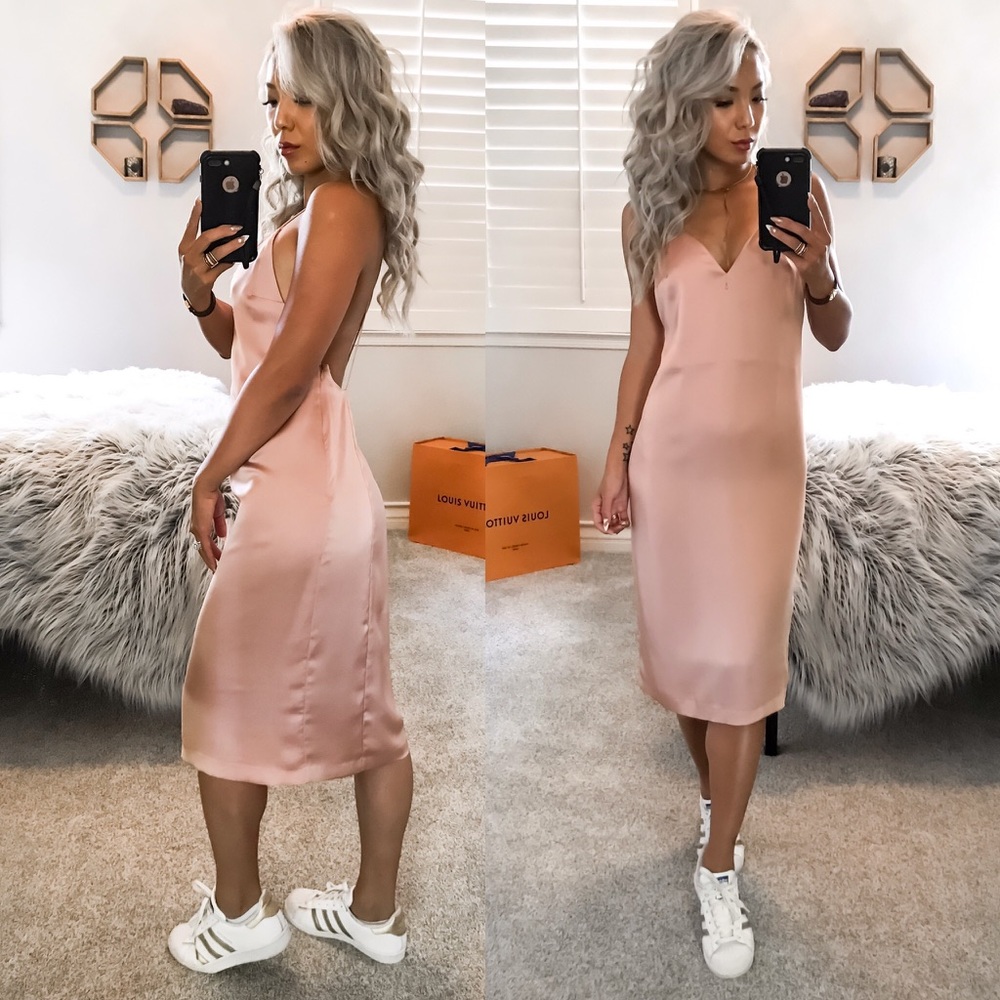 Special sale 😍 Raquel Satin Midi Slip Dress