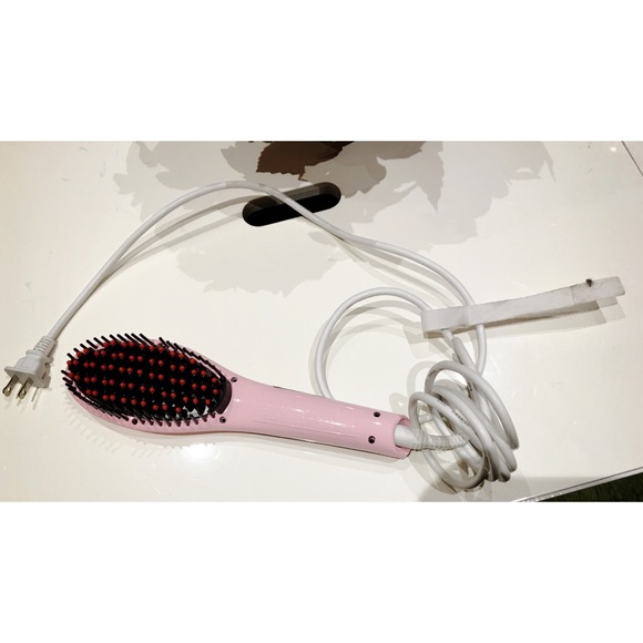 Electric comb hair straightening irons