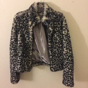 Faux fur jacket