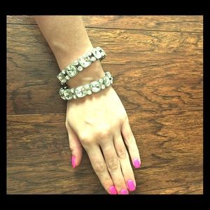 NWOT Sparkle Stretch Bracelet Pair