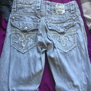 mens rock revival jeans size 29