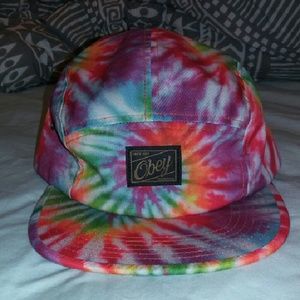 Tie Dye Obey Hat
