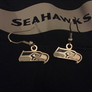 Seattle Seahawks Earrings Still in Packaging!
