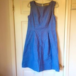 Ann Taylor Loft XL Anchor Print Chambray Dress