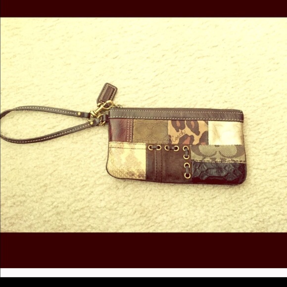 Authentic coach wristlet