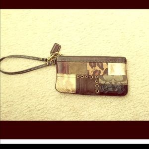 Authentic coach wristlet