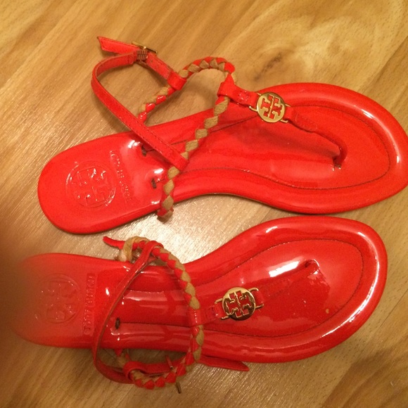 Tory Burch Orange sandals sz 6