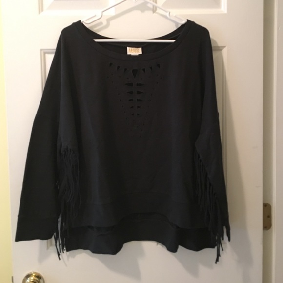 Amuse fringe sweatshirt