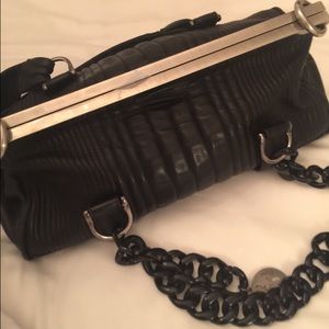 HOTTTT 🌋 LANVIN black leather purse!!!