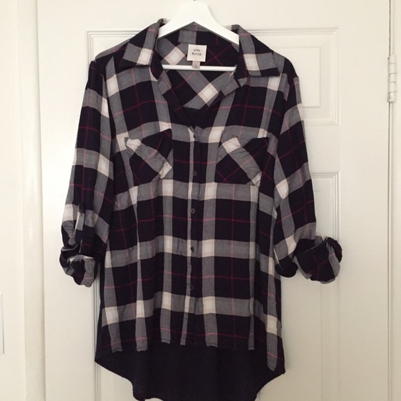 Plaid button up shirt