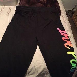 VS Pink black pants