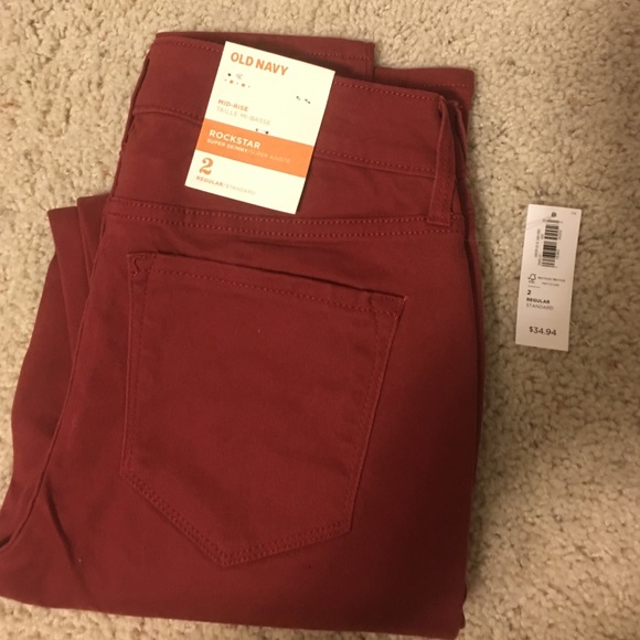 BNWT Old Navy "Rockstar" Pants Sz 2