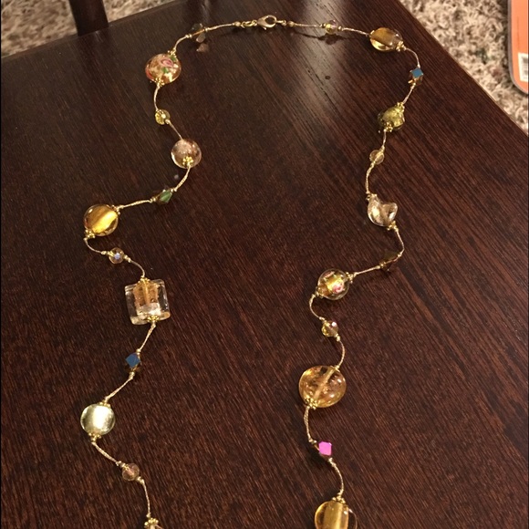 Glass beaded necklace - Picture 2 of 3