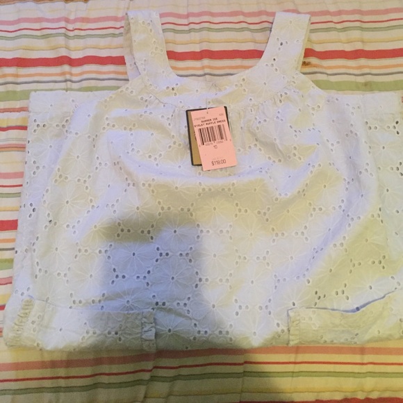 Juicy Couture Eyelet Ruffle Dress