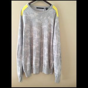 Sean John Textured Gray Big & Tall Sweater