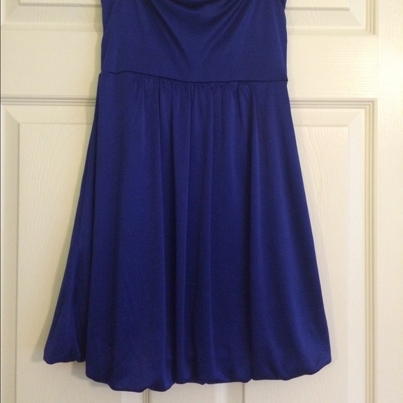 Forever 21 royal blue strapless dress - Picture 3 of 4