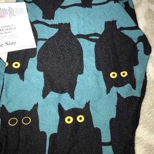 NWT OS Lularoe Halloween leggings *unicorn* owls