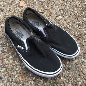 Black Slip-on Vans