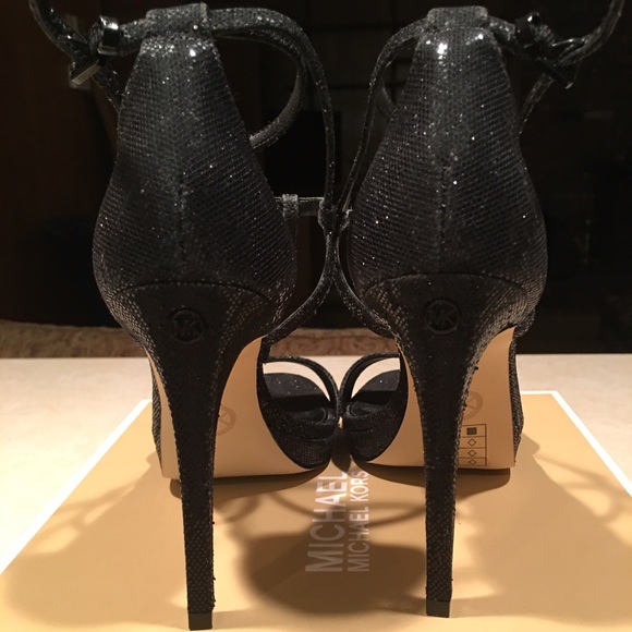 Michael Kors Simone Glitter Sandals - Picture 3 of 4