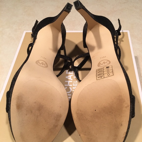 Michael Kors Simone Glitter Sandals - Picture 4 of 4