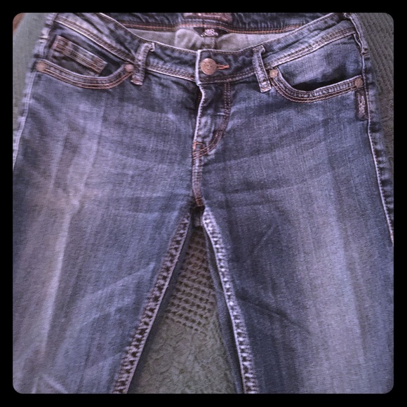 Silver  Aiko boot jean