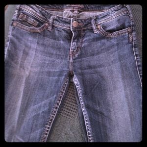 Silver  Aiko boot jean