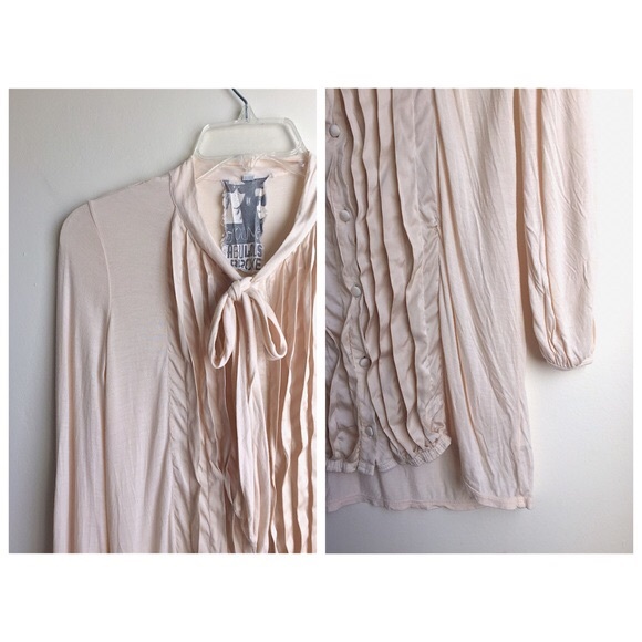 Young fabulous and broke pleated front shirt dress - Picture 2 of 4