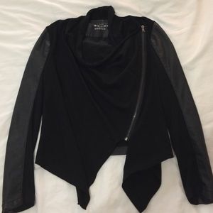 Faux leather jacket