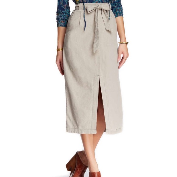Free people midi skirt size 0