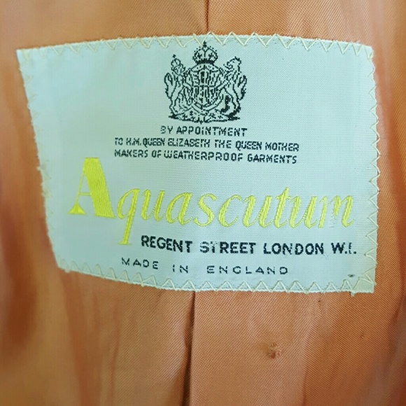 VTG Aquascutum pure new Wool full trench coat - Picture 4 of 4