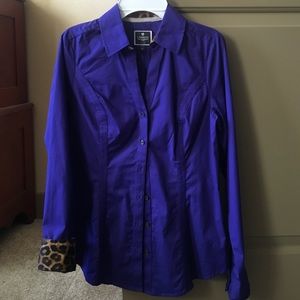 Never worn Express button up dress shirt, size XS