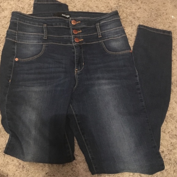 High waisted skinny